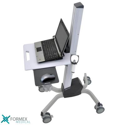 Mobiele werkplek Neo-Flex: Laptop medical cart on wheels