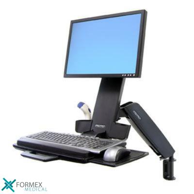 Bureau monitor beugel: Ergotron Styleview HD Combo