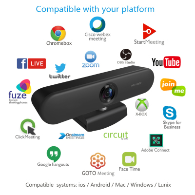 Thuiswerkplek: Innoworld Full HD Webcam